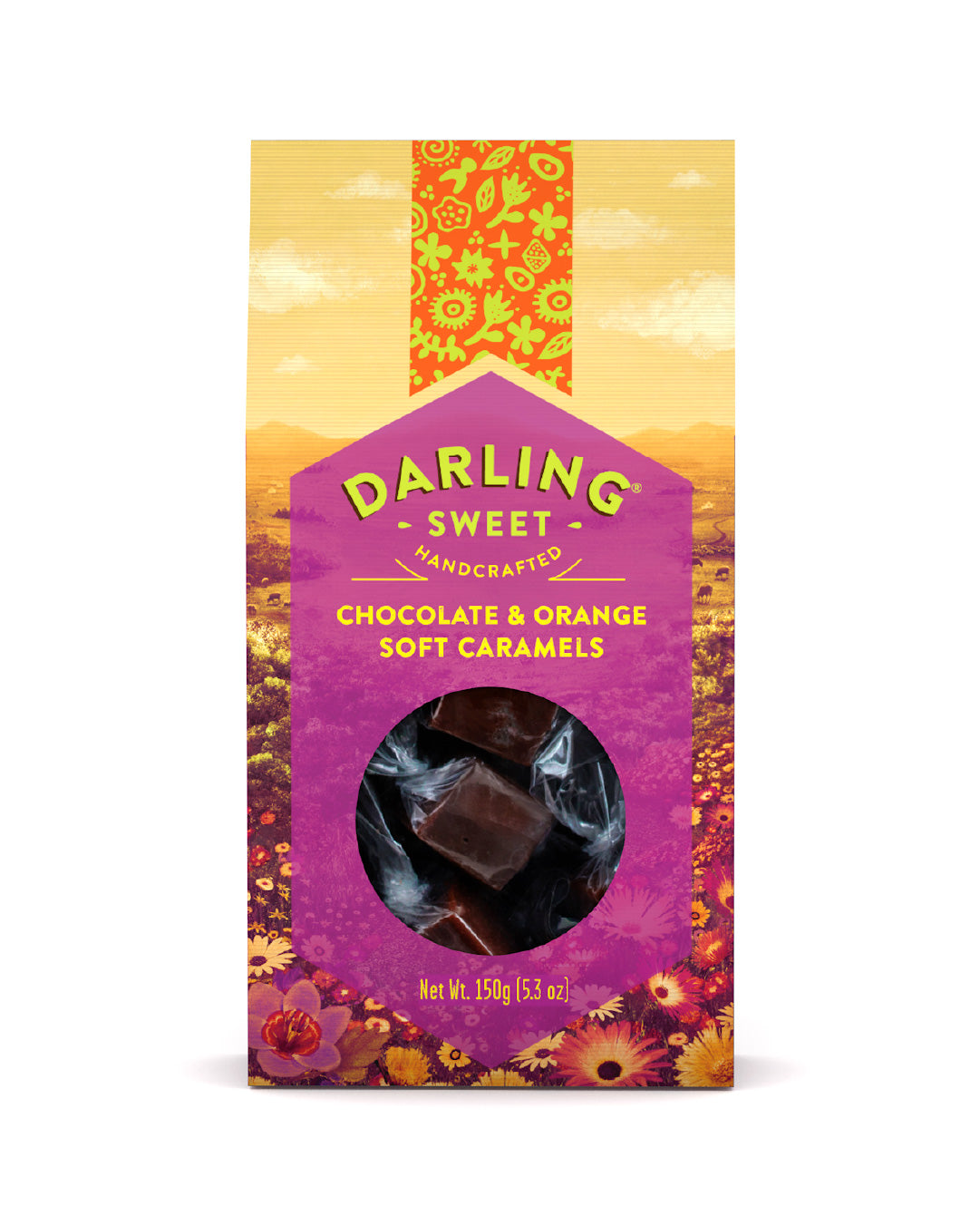 150g Chocolate & Orange Soft Caramels