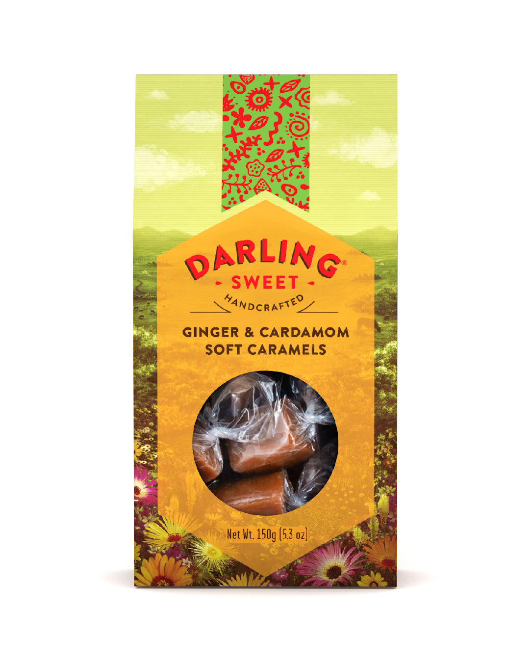 150g Ginger & Cardamom Soft Caramels