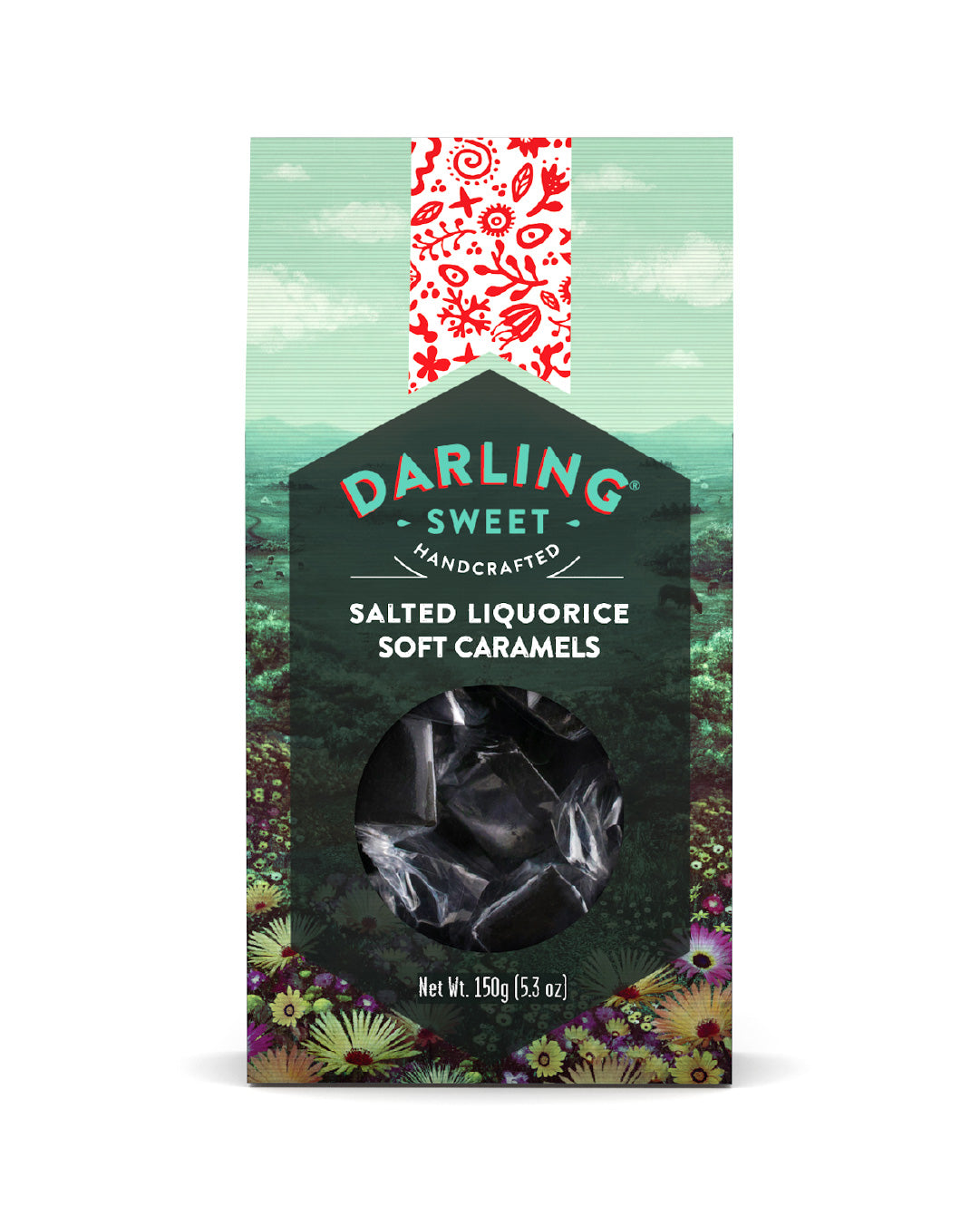 150g Salted Liquorice Soft Caramels