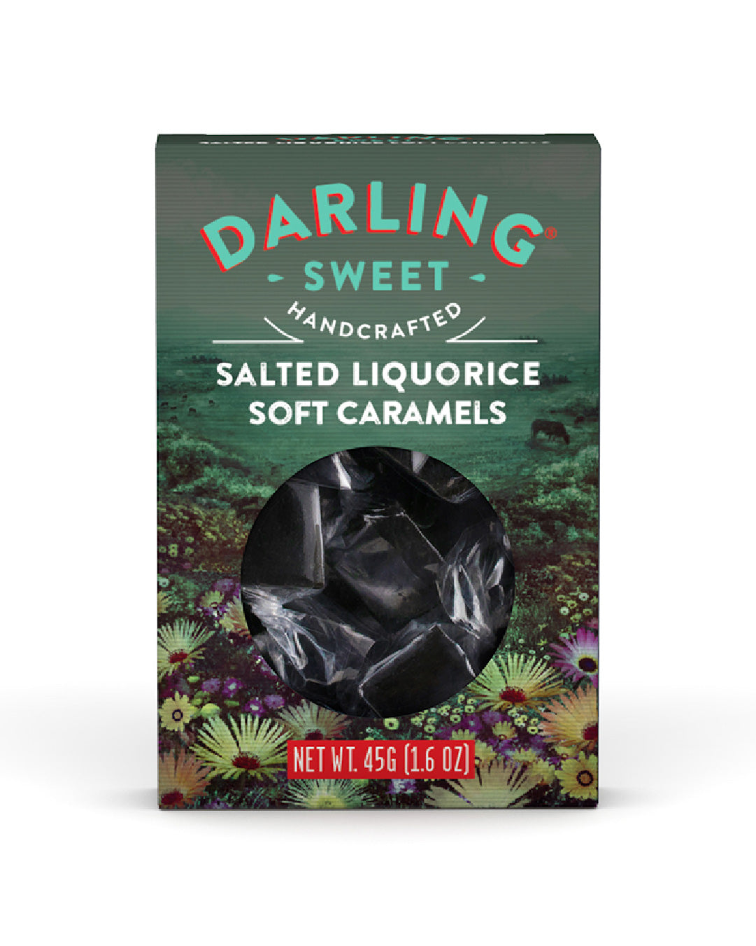 45g Salted Liquorice Soft Caramels