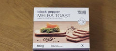 Black Pepper Melba Toast