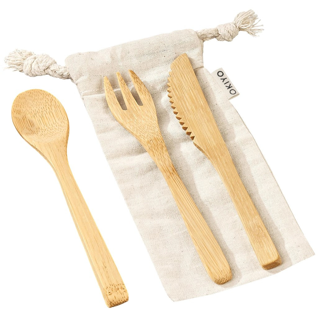 Bamboo Cutlery Set - Truffle & Thyme