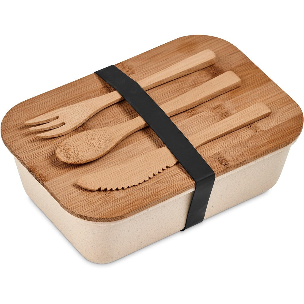 Bamboo Fibre Lunch Box Set - Truffle & Thyme