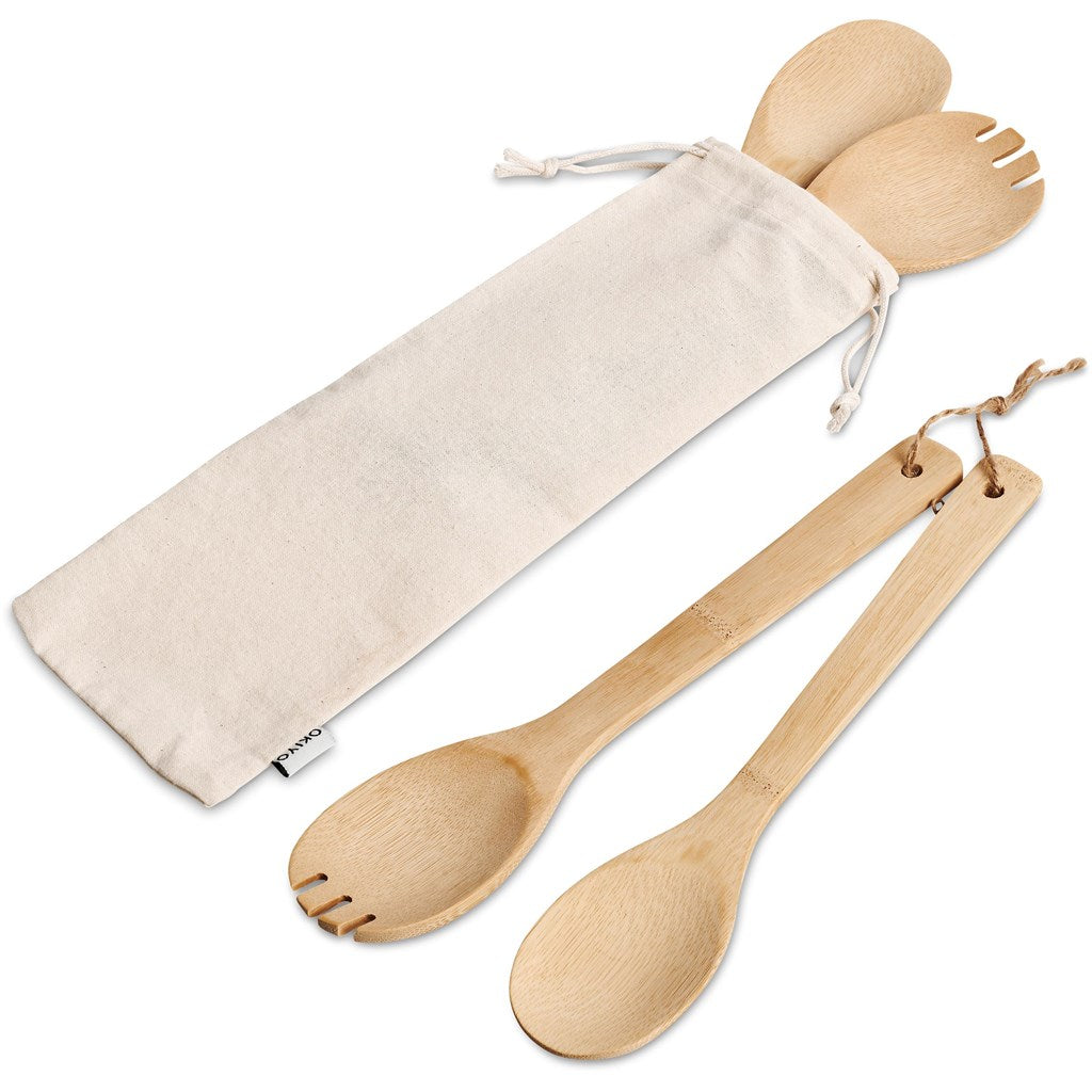 Bamboo Salad Servers - Truffle & Thyme