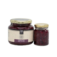 Kimchi with Beet & Leek