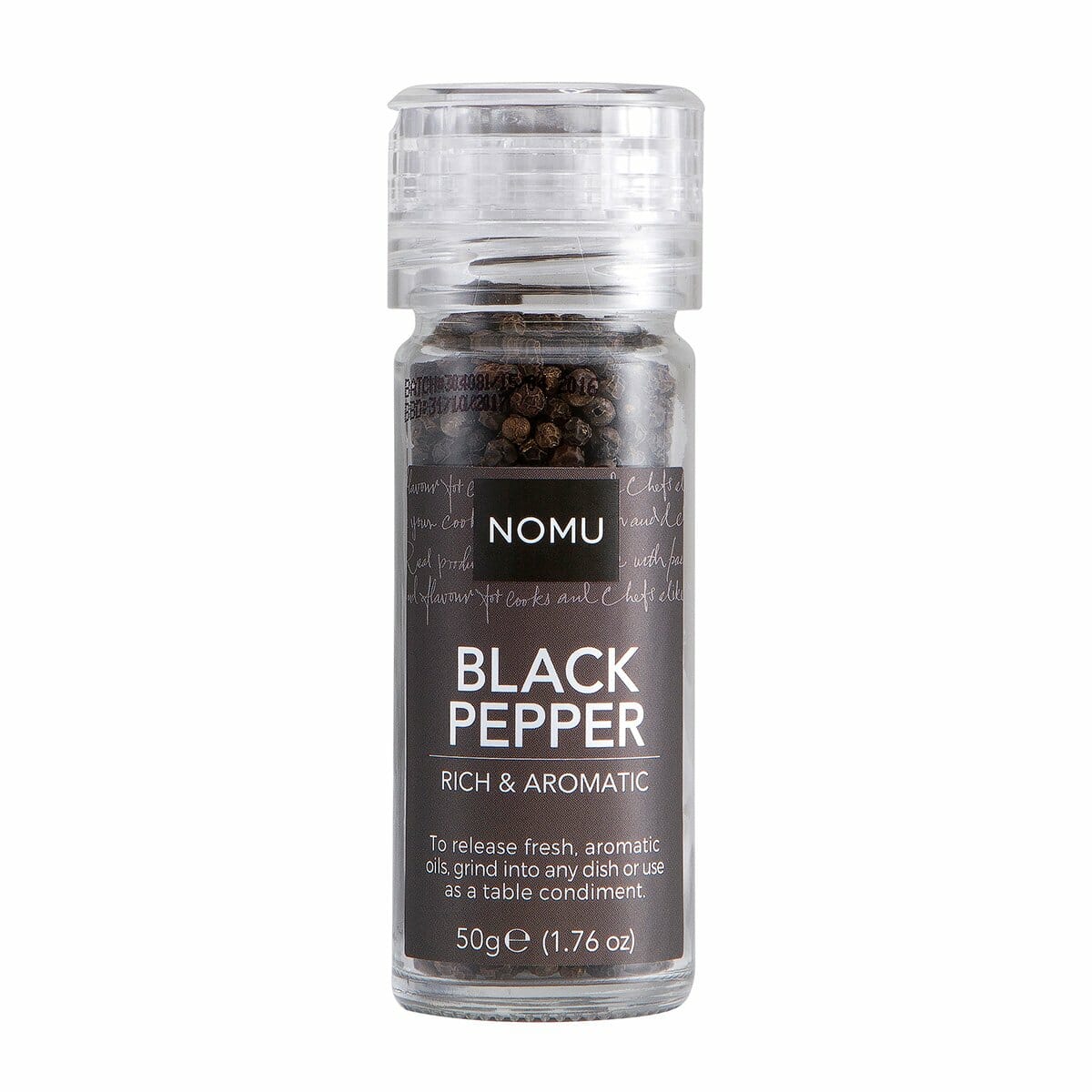 Grinder - NOMU Black Pepper - Truffle & Thyme