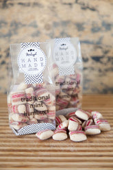 Bonbons Old Fashioned Minty Humbugs (Red & Brown Stripes)