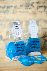 Sugar Free Bonbons - Blue Mint (pillow cut shape)