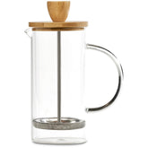 Glass & Bamboo Coffee Plunger - Truffle & Thyme