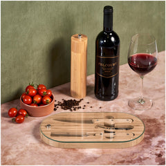 Bamboo Food & Wine Set