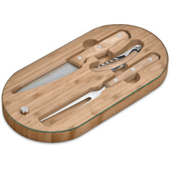 Bamboo Food & Wine Set