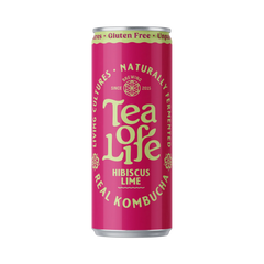 Tins - Tea of Life - Hibiscus Lime 250ml (6 pack)