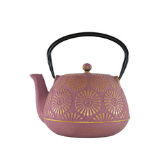 LMC Cast Iron Pot Pink & Gold 1.2L