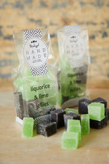 Jelly Squares - Liquorice & Lime (Black & Lime Green)