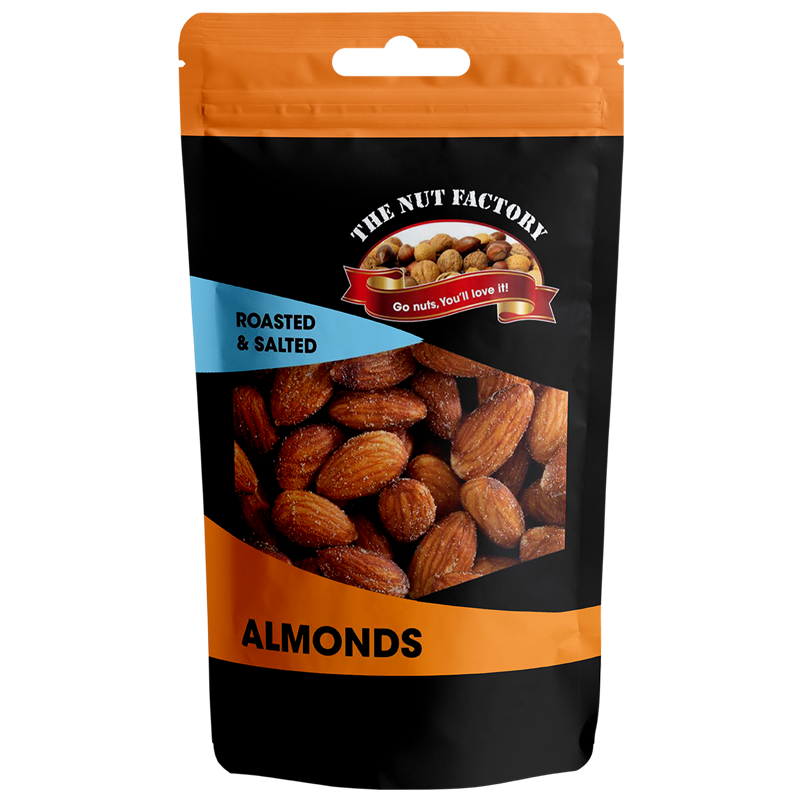 Almonds Roasted and Salted 250g