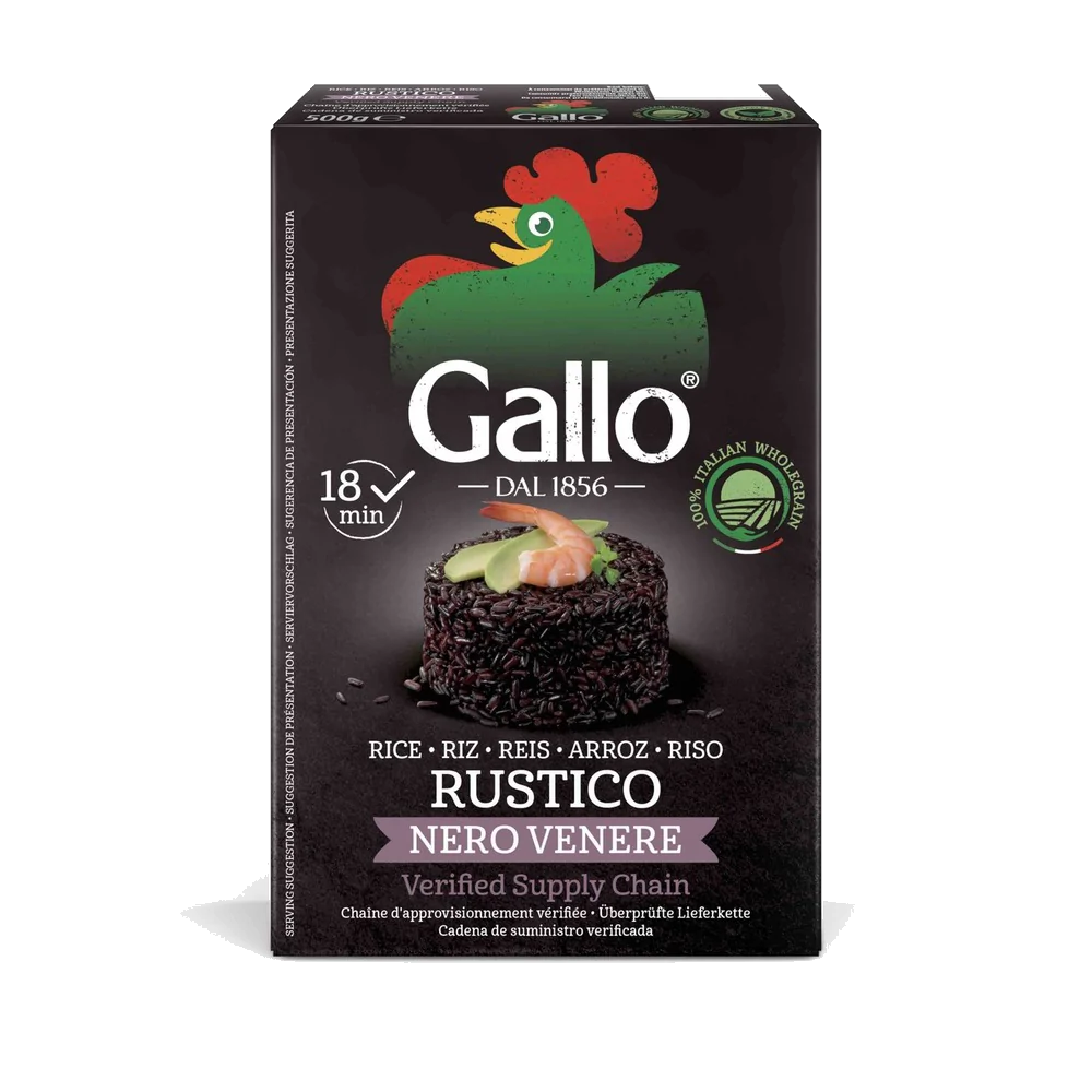 Riso Gallo | Rustico Venere Rice (Black) - Truffle & Thyme