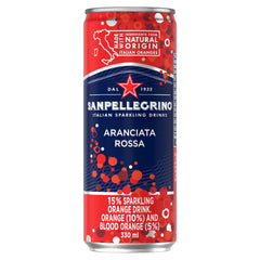 Sanpellegrino Italian Sparkling Drinks | Aranciata Rossa (Blood Orange) Sparkling Fruit Beverage - Slim Can - Truffle & Thyme