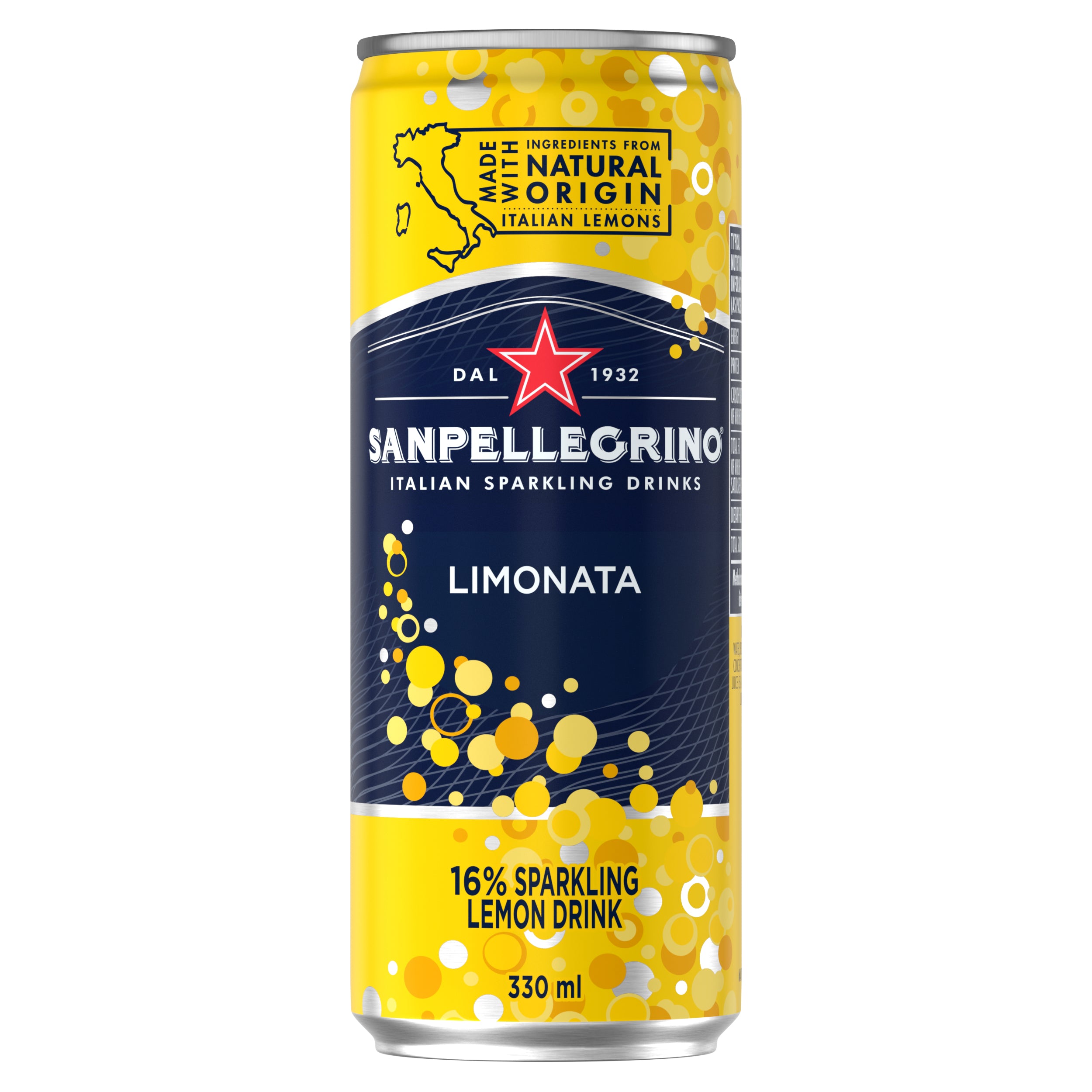 Sanpellegrino Italian Sparkling Drinks | Limonata (Lemon) Sparkling Fruit Beverage - Slim Can - Truffle & Thyme