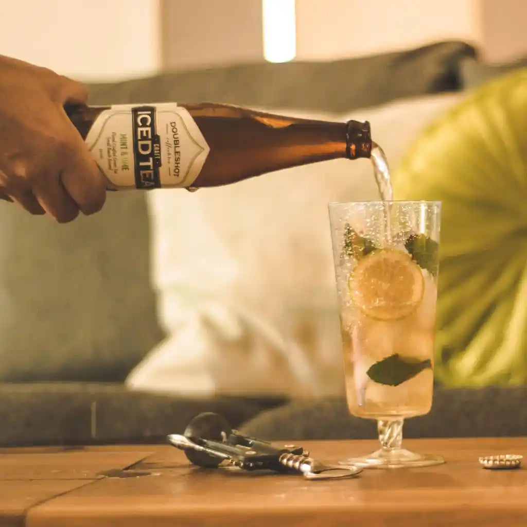 Green Tea Mint & Lime Iced Tea - Truffle & Thyme