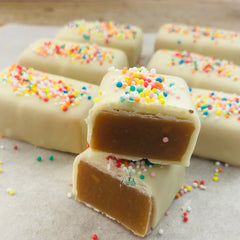 Tutti Toffee with White Coating Single - Truffle & Thyme