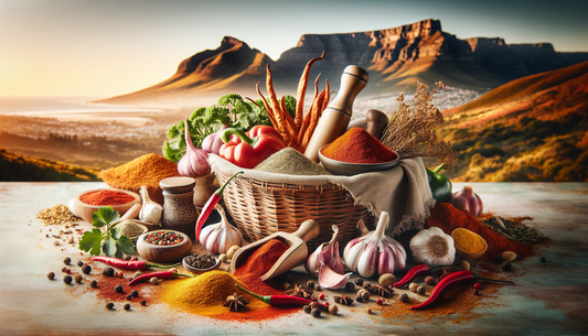 South African nonperishable artisanal food products, spices, sauces, condiments, coffee, tea