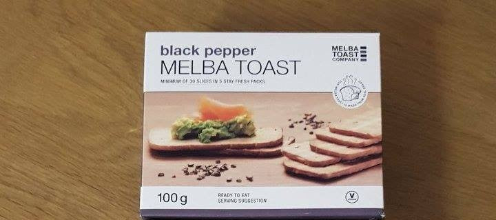 Black Pepper Melba Toast