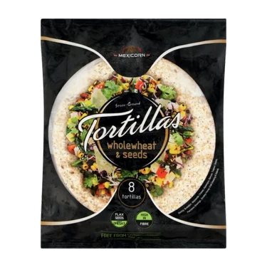 Mexicorn -  Wholewheat & Seeds Tortillas (8 Pack)