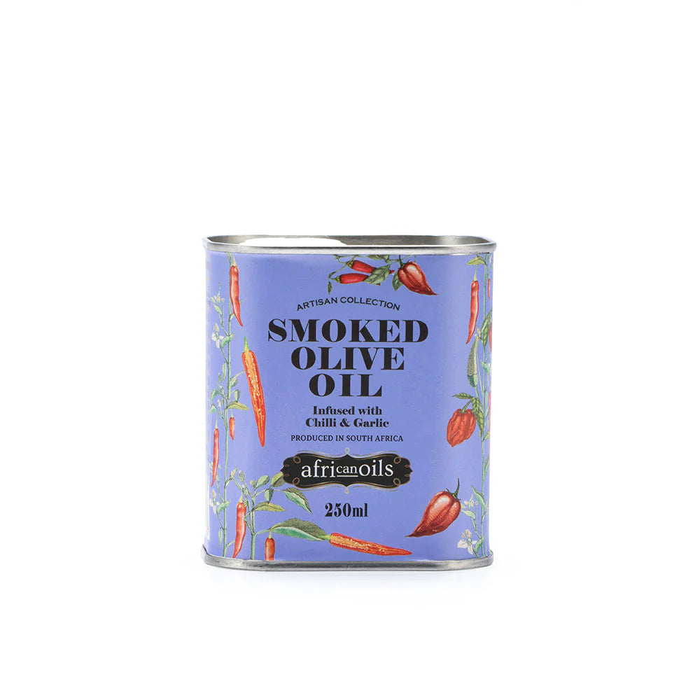 Smoked Olive Oil infused with Chilli & Garlic - Truffle & Thyme