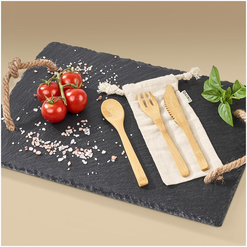 Bamboo Cutlery Set - Truffle & Thyme