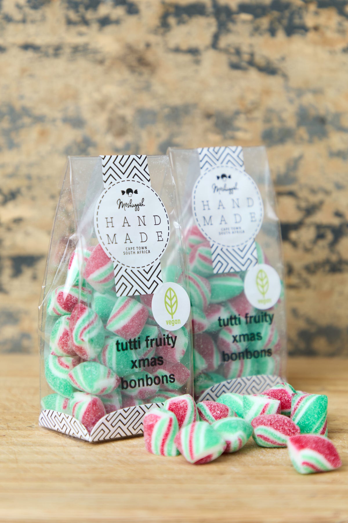 Bonbons Red,Green & White Stripes (Tutti Frutti flavour)