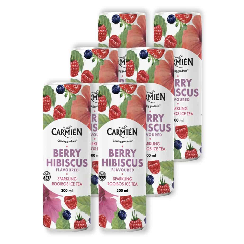 Sparkling Ice Tea Berry Hibiscus Shrink each 300ml (6 Pack)