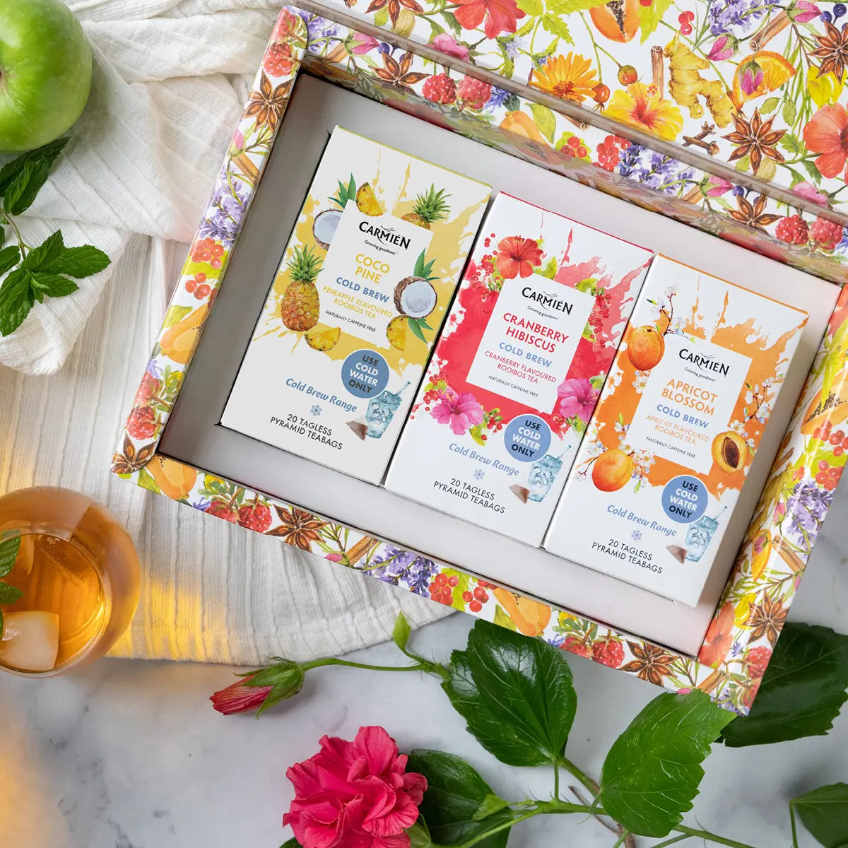 Gift Box Cold Brew (3x20s) (Cranberry Hibiscus, Apricot Blossom, Coco Pine)