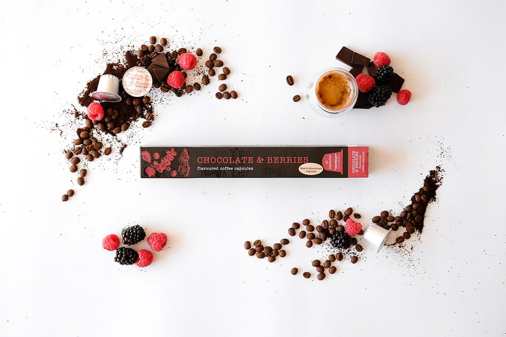 Chocolate & Berries Flavoured Coffee Capsules