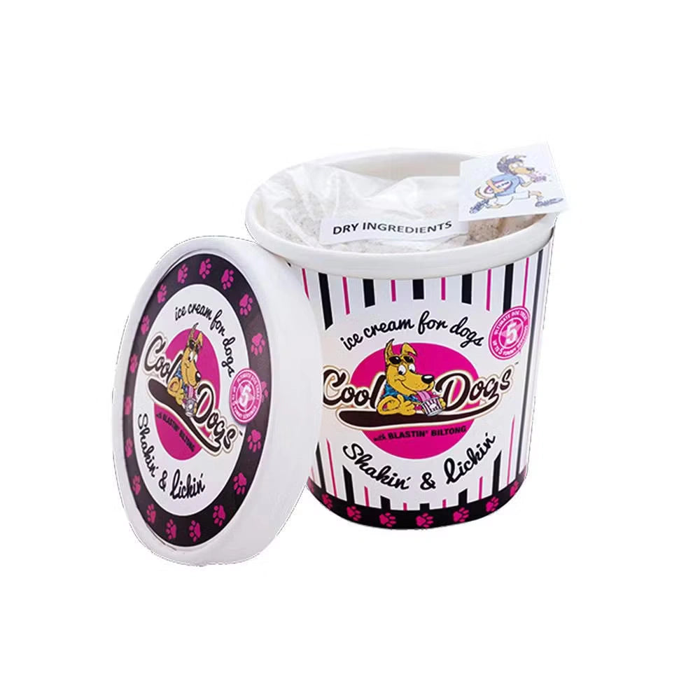 Cool Dogs Ice Cream Shakin’ & Lickin’ Blastin’ Biltong
