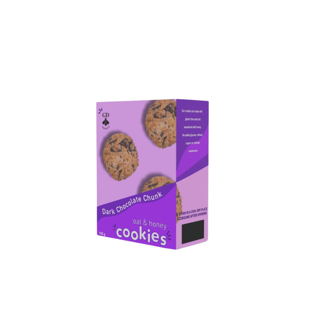 Oat and Honey Cookies Chocolate Chunk