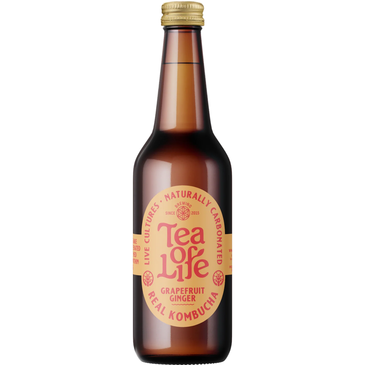 Kombucha - Tea of Life - Grapefruit Ginger (6 pack)