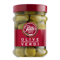 Polli | Green Pitted Olives - Truffle & Thyme