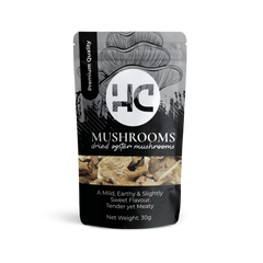 Dried Grey Oysters Mushrooms
