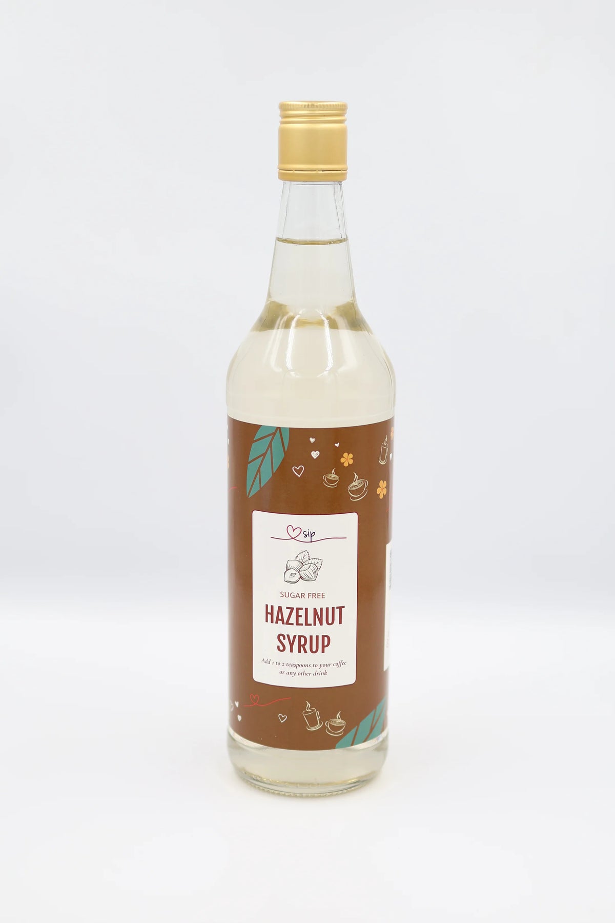 Sugar-free Hazelnut Coffee Syrup 750ml