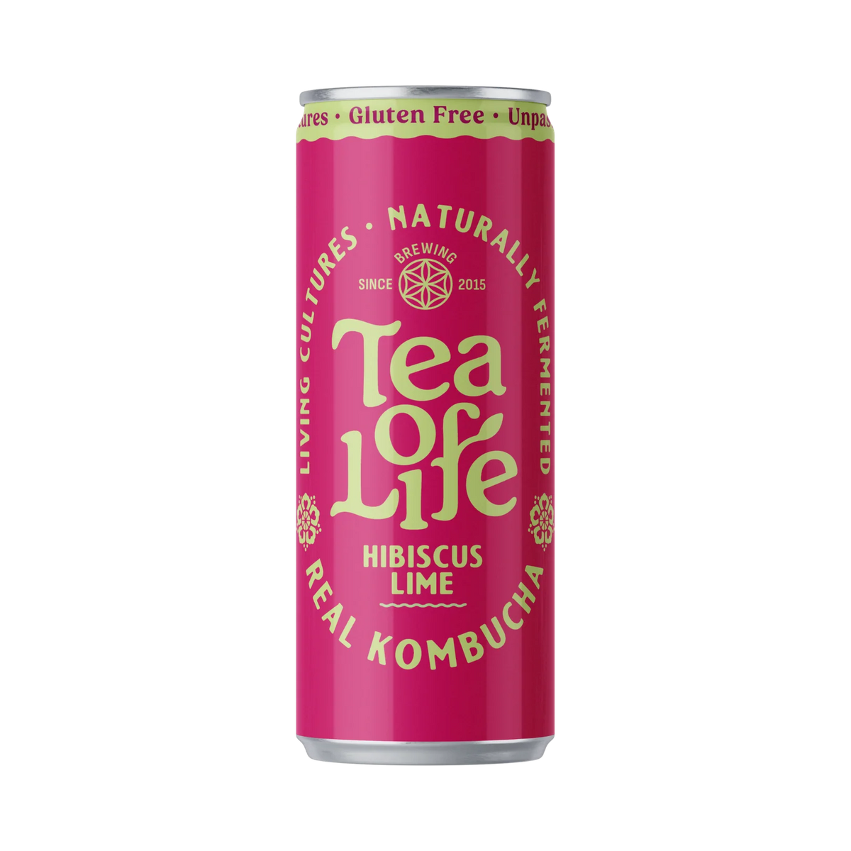 Tins - Tea of Life - Hibiscus Lime 250ml (6 pack)