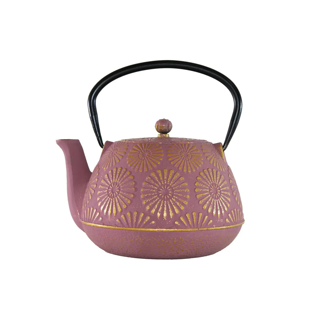 LMC Cast Iron Pot Pink & Gold 1.2L