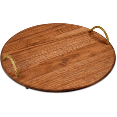 Large Round Hardwood Food Platter - Truffle & Thyme
