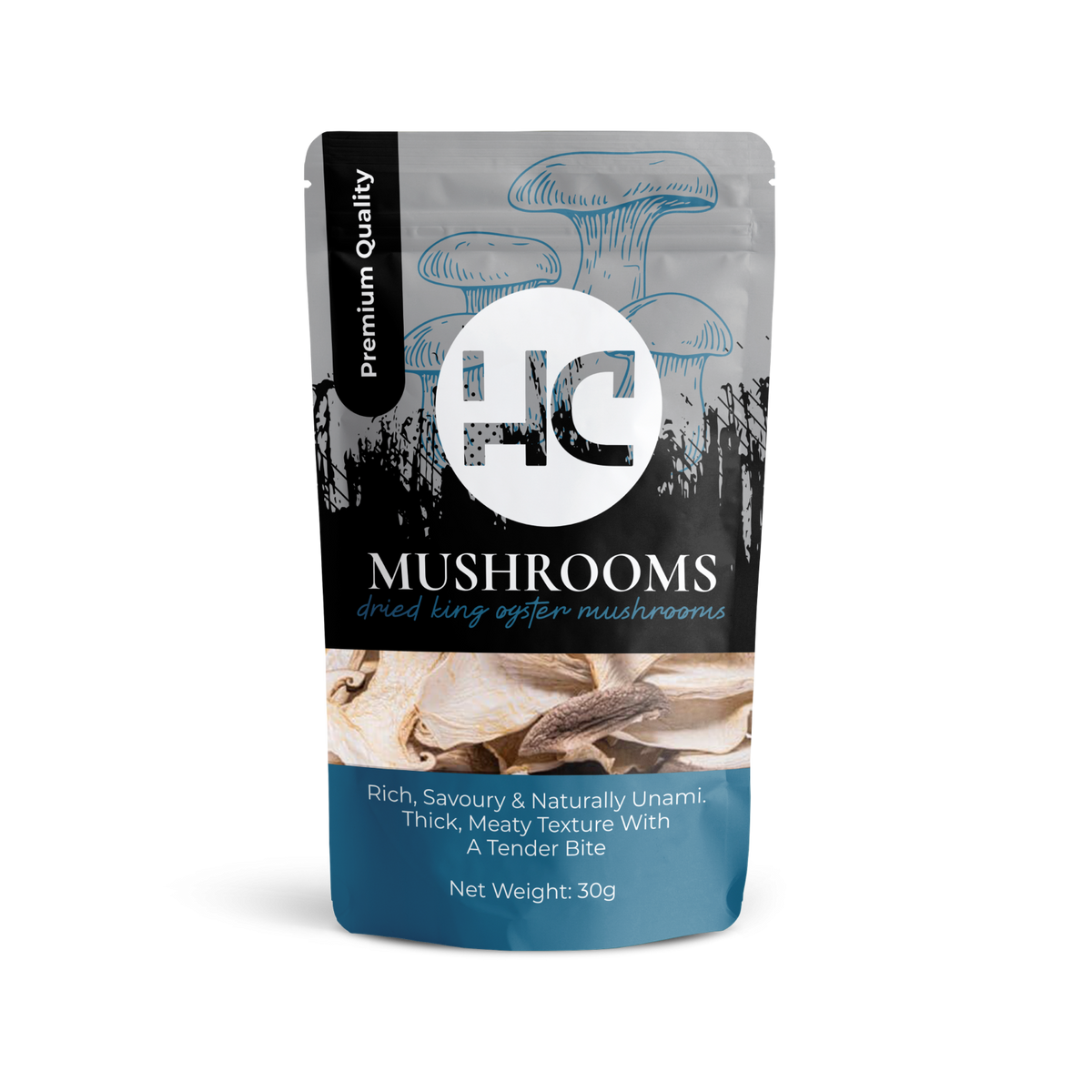 Dried King Oysters Mushrooms