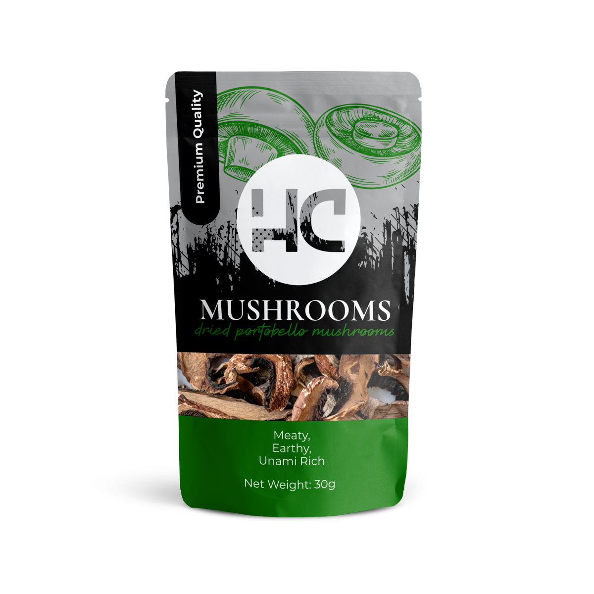 Dried Portobellos Mushrooms