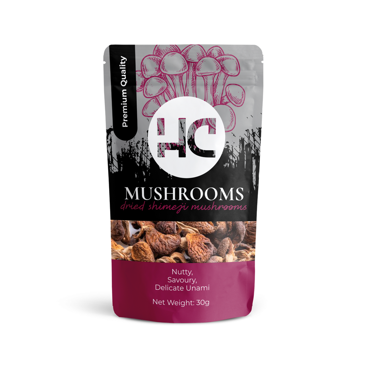 Dried Shimeji Mushrooms