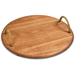 Medium Round Hardwood Food Platter - Truffle & Thyme