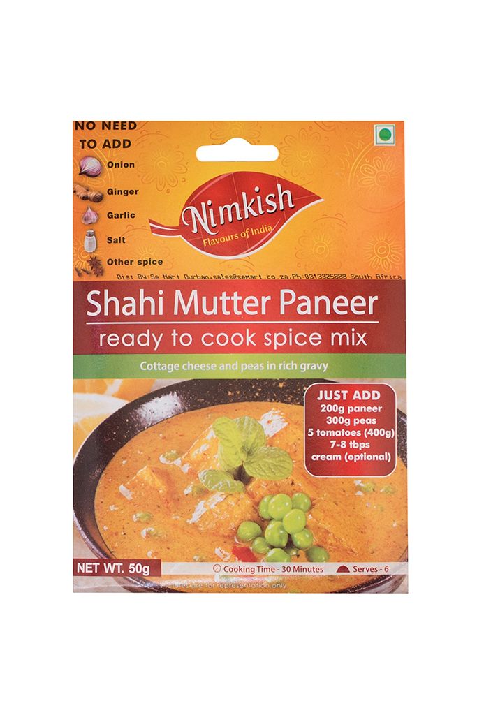 Nimkish Shahi Mutter Paneer - Truffle & Thyme