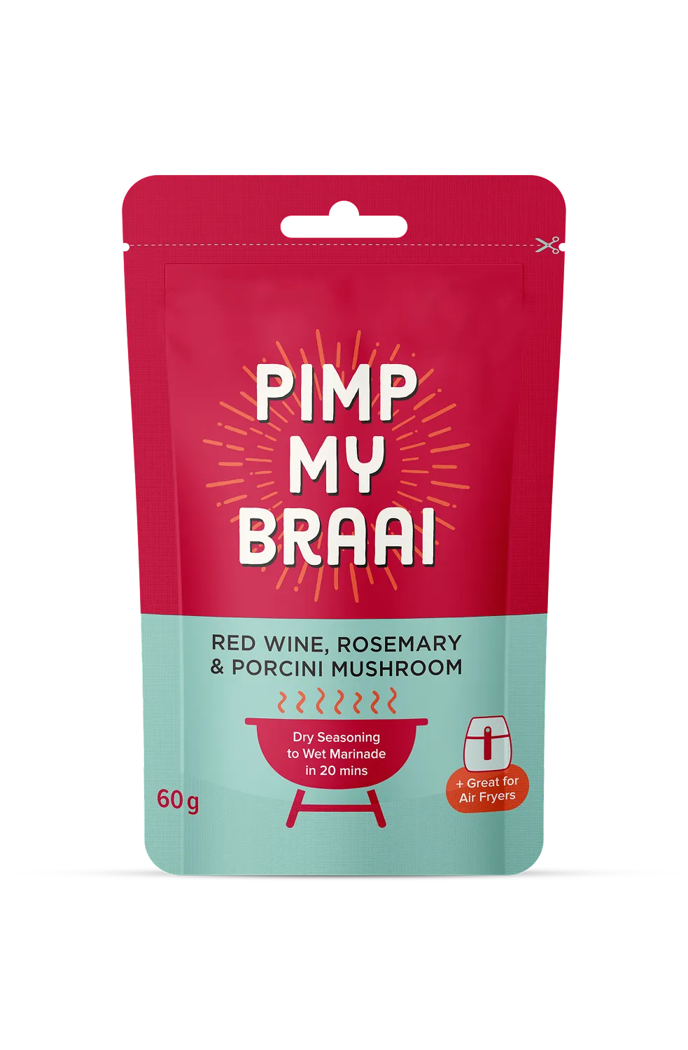 Pimp My Braai - Red Wine, Rosemary & Porcini Mushroom