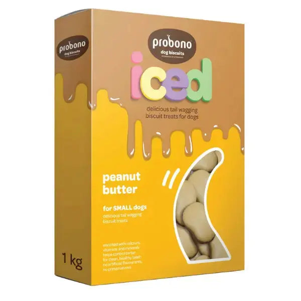 Probono - Peanut Butter Iced Dog Biscuits