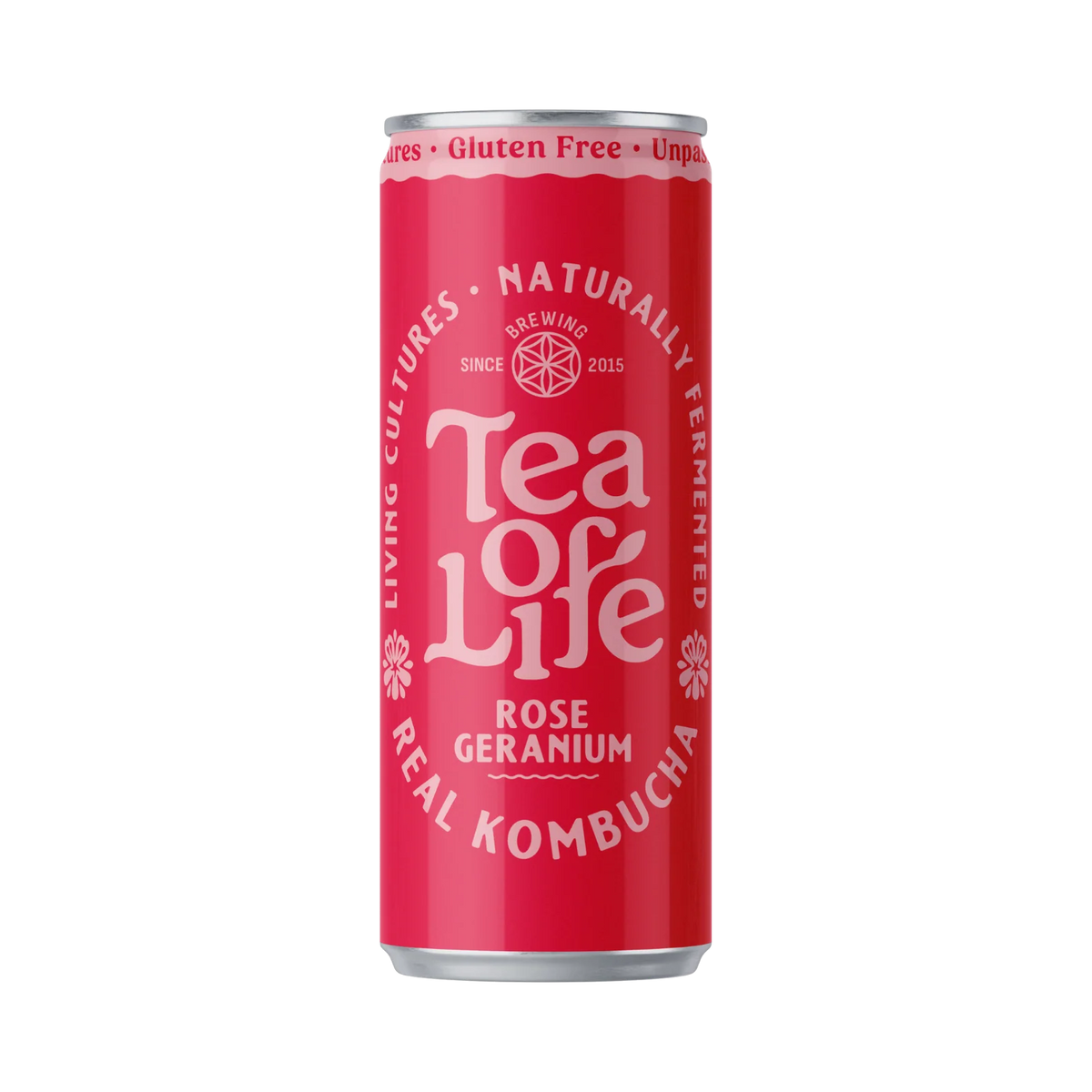 Tins - Tea of Life - Rose Geranium 250ml (6 pack)